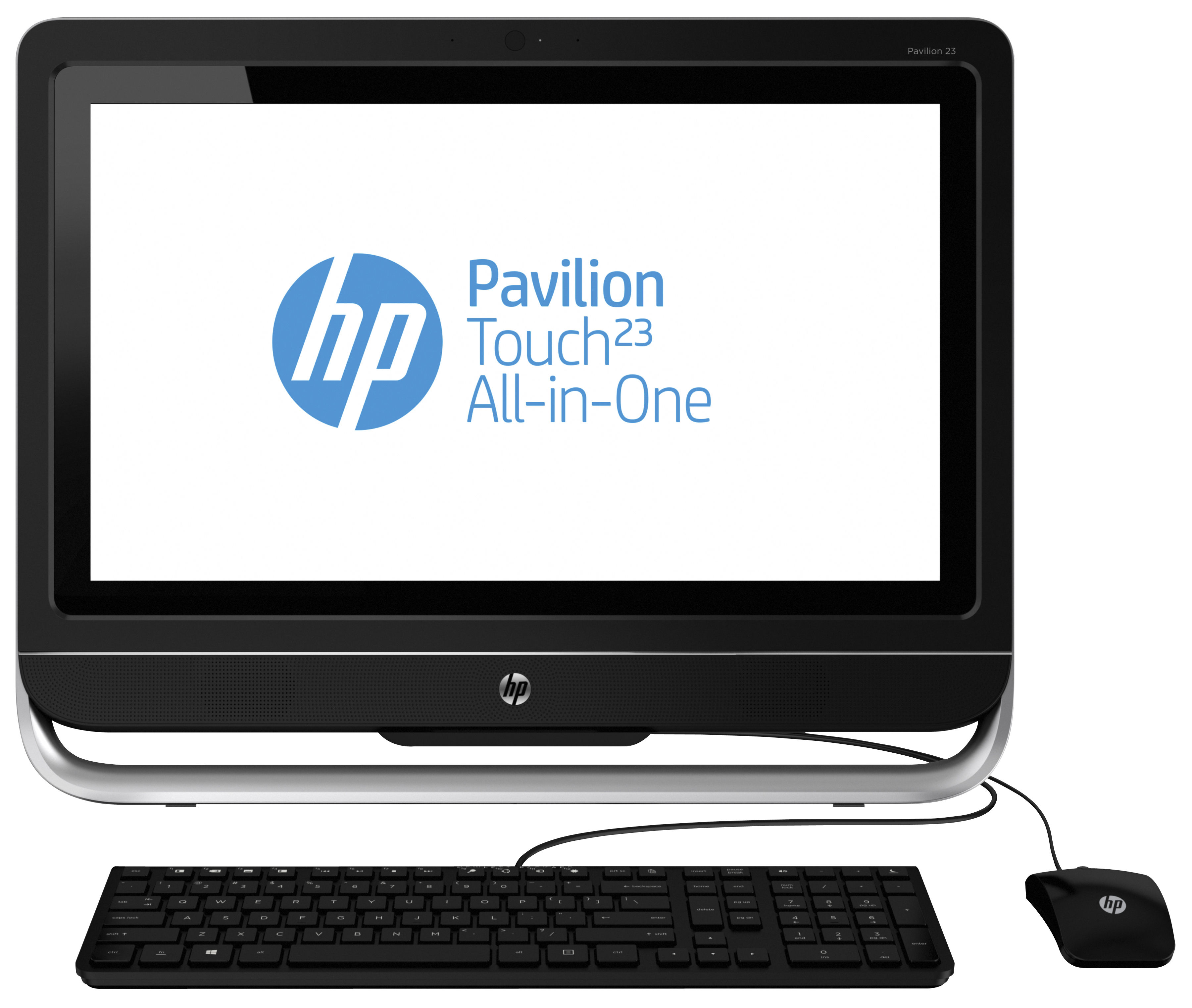 HP Pavilion TouchSmart 23-f210ea Intel Pentium G G2030 58.4 cm (23") 1920 x 1080 pixels Touchscreen All-in-One PC 4 GB DDR3-SDRAM 500 GB HDD NVIDIA® GeForce® GT 710A Wi-Fi 4 (802.11n) Black