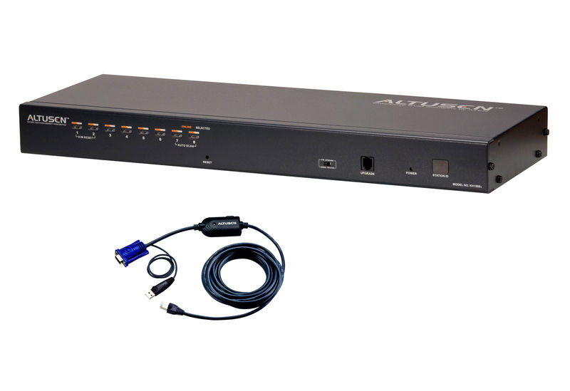 ATEN KH1508AUKIT KVM switch Rack mounting Black