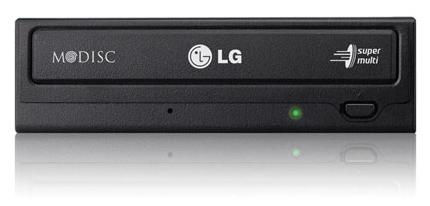 LG GH22NS90 optical disc drive Internal DVD±RW Black, Silver