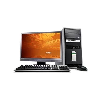 HP Compaq Presario SR2280ES-m PC with Compaq w19q 19’’ Wide Flat Panel Monitor