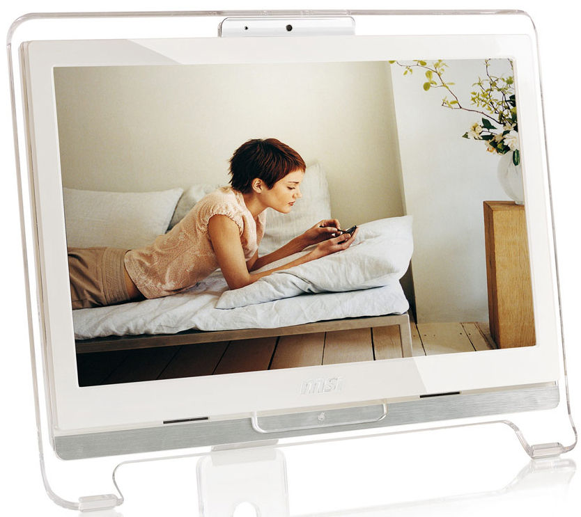 MSI AE1920-234EU All-in-One PC/workstation Intel Atom® D525 47 cm (18.5") 1366 x 768 pixels Touchscreen 2 GB DDR3-SDRAM 320 GB HDD Windows 7 Home Premium White