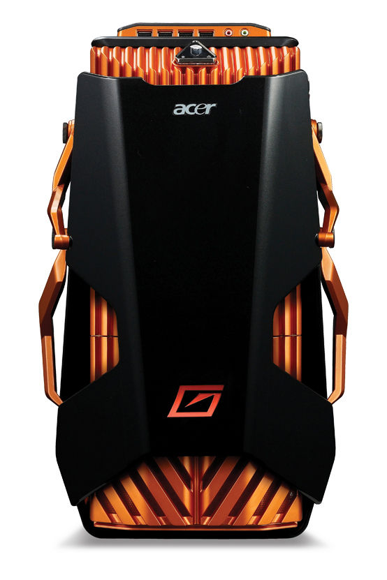 Acer Predator 760-Crusher Intel® Core™ i7 i7-2600 12 GB DDR3-SDRAM 2 TB NVIDIA® GeForce® GTX 580 Windows 7 Home Premium Tower PC Black, Orange