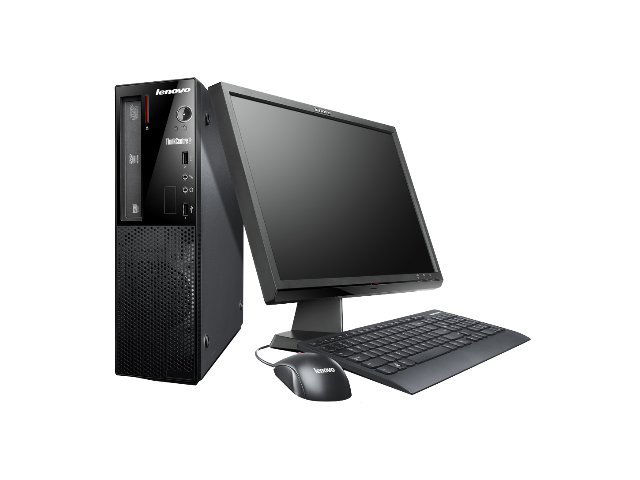 Lenovo ThinkCentre Edge 71 SFF + ThinkVision L197 Intel Pentium G G630 2 GB DDR3-SDRAM 500 GB Windows 7 Professional PC Black