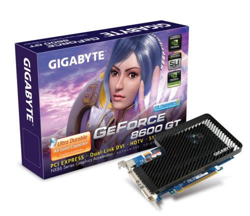 GIGABYTE 8600GT 512MB PCI-E NVIDIA GeForce 8600 GT GDDR2