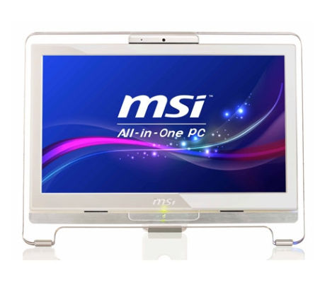 MSI AE1921-WD5252G32S7VSX Intel Atom® D525 47 cm (18.5") 1366 x 768 pixels Touchscreen All-in-One PC 2 GB DDR3-SDRAM 320 GB HDD Windows 7 Professional White