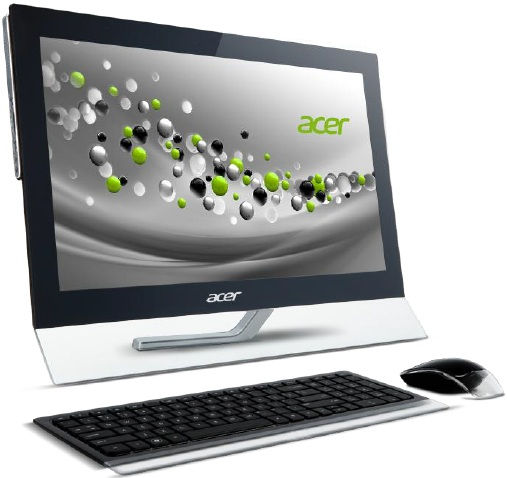 Acer Aspire 5600U-002A Intel® Core™ i3 i3-3110M 58.4 cm (23") Touchscreen 4 GB DDR3-SDRAM 1 TB HDD+SSD NVIDIA® GeForce® GT 630M Windows 8 Black