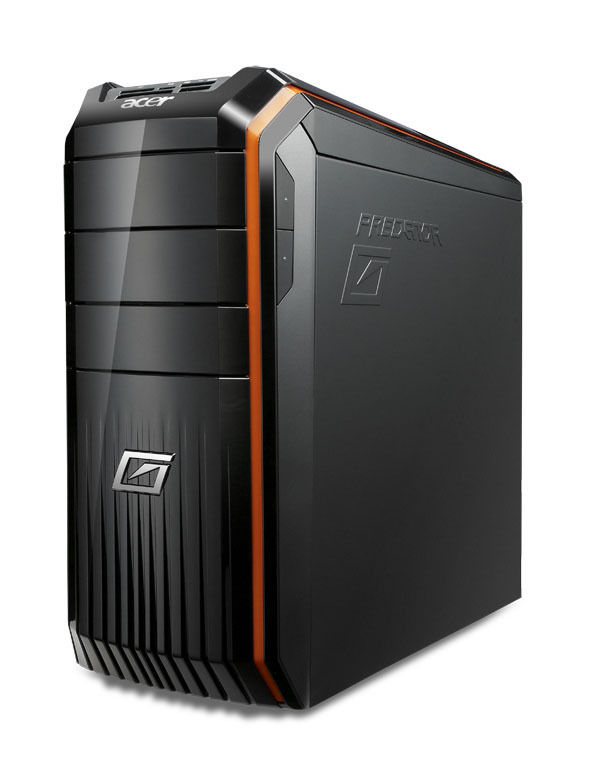 Acer Predator G3610 Intel® Core™ i5 i5-2500 8 GB DDR3-SDRAM 2 TB NVIDIA® GeForce® GTX 560 Ti Windows 7 Home Premium Midi Tower PC Black, Orange