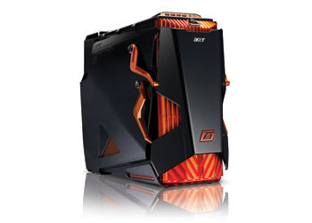 Acer Predator 760-009 Intel® Core™ i7 i7-2600 8 GB DDR3-SDRAM 2.06 TB NVIDIA® GeForce® GTX 560 Ti Windows 7 Home Premium PC Black, Orange