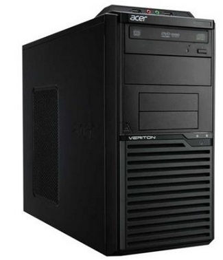Acer Veriton M 2110G AMD A4 A4-5300 4 GB DDR3-SDRAM 500 GB HDD Windows 7 Professional Desktop PC Black