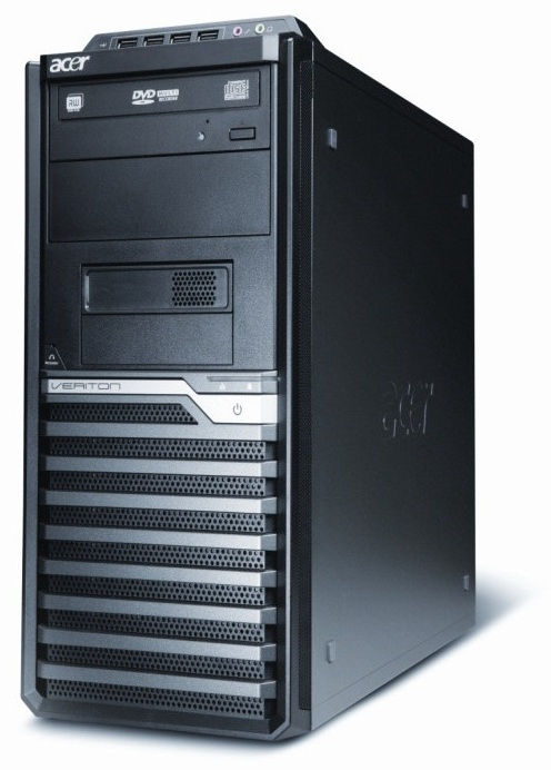 Acer Veriton M 2610G Intel® Core™ i3 i3-2100 4 GB DDR3-SDRAM 500 GB HDD Windows 7 Professional Tower PC Black