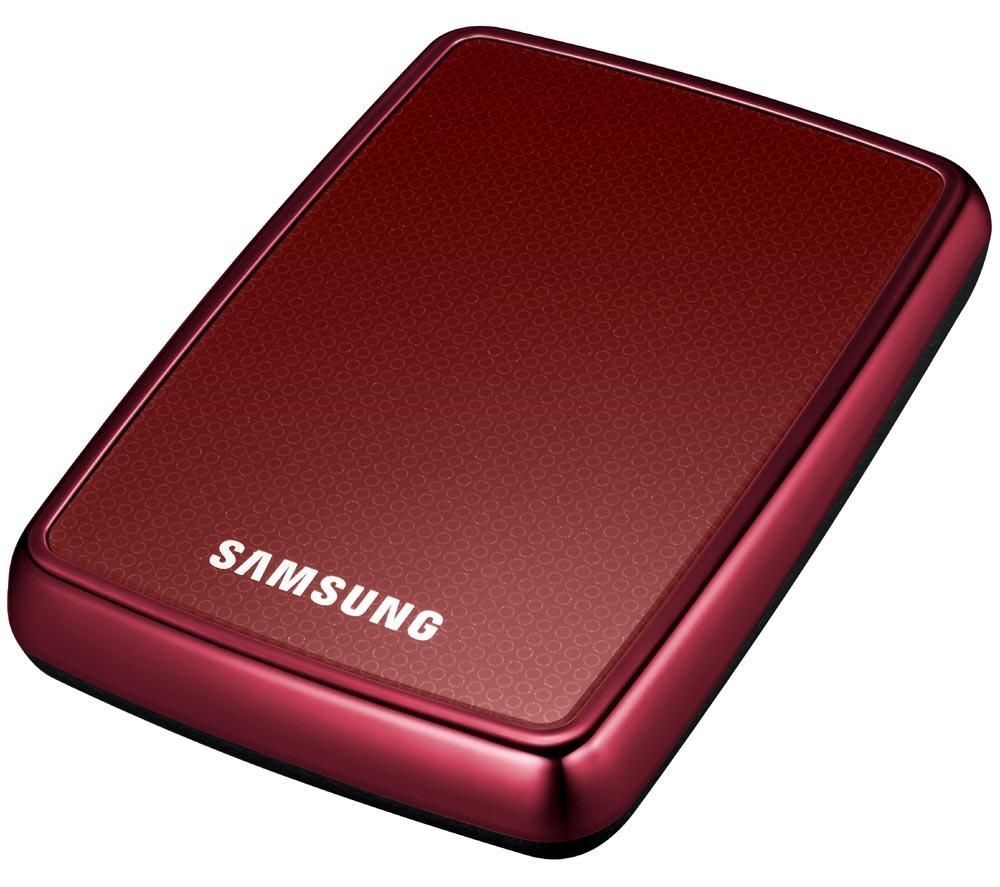 Samsung S Series S2 Portable 320 GB external hard drive 5400 RPM 2.5" USB 2.0 Red