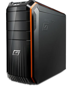 Acer Predator AG3620-MO308 Intel® Core™ i7 i7-3770 12 GB DDR3-SDRAM 3 TB HDD NVIDIA® GeForce® GT 630 Windows 8 Desktop PC Black, Orange