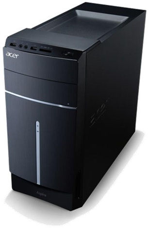 Acer Aspire C605 Intel® Core™ i3 i3-3220 6 GB DDR3-SDRAM 1 TB HDD Windows 8 Desktop PC Black