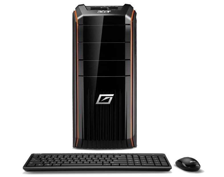 Acer Predator 620 Intel® Core™ i7 i7-3770 16 GB DDR3-SDRAM 2 TB HDD NVIDIA® GeForce® GT 640 Windows 8 Tower PC Black, Orange