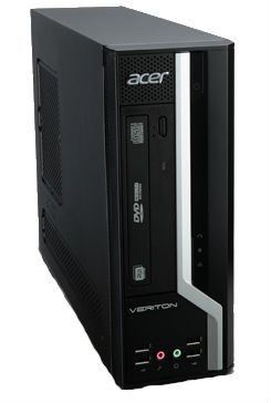 Acer Veriton X 2611G Intel® Core™ i5 i5-3470 4 GB DDR3-SDRAM 500 GB HDD Windows 7 Professional PC Black