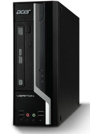 Acer Veriton X 2611G Intel® Celeron® G G1610 2 GB DDR3-SDRAM 500 GB HDD Windows 7 Professional PC Black
