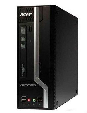 Acer Veriton X2611G Intel Pentium G G2030 4 GB DDR3-SDRAM 500 GB HDD Windows 7 Professional PC Black