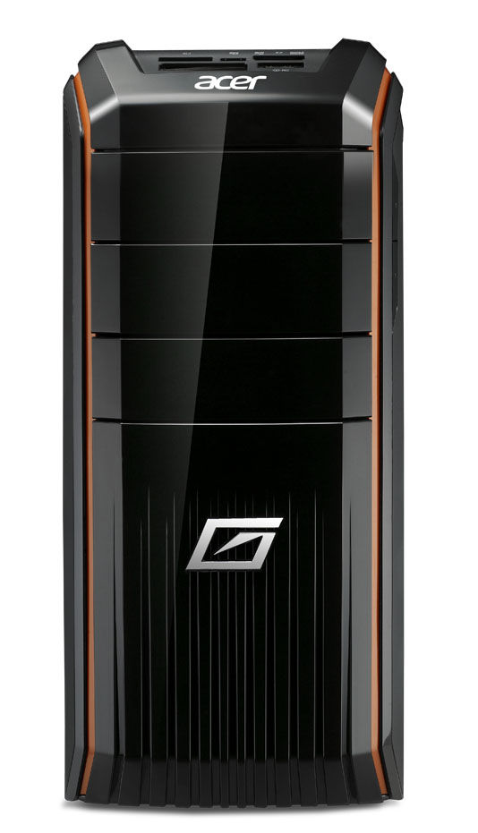 Acer Predator 620 Intel® Core™ i5 i5-3350P 8 GB DDR3-SDRAM 2 TB HDD NVIDIA® GeForce® GT 645 Windows 8 Tower PC Black, Orange