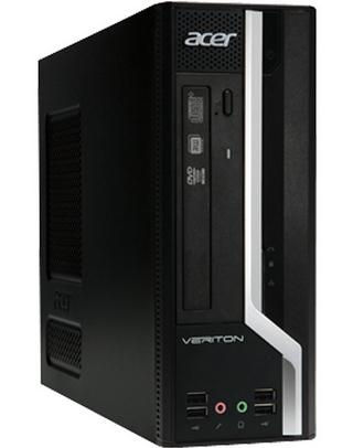 Acer Veriton X 2611G Intel® Core™ i7 i7-3770 4 GB DDR3-SDRAM 500 GB HDD Windows 7 Professional SFF PC Black