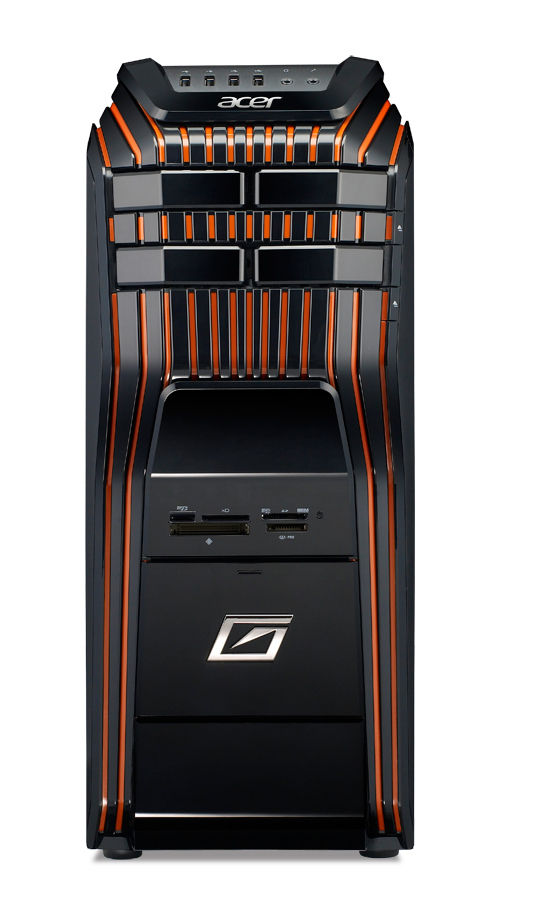 Acer Predator 920 Intel® Core™ i5 i5-3470 4 GB DDR3-SDRAM 2 TB HDD NVIDIA® GeForce® GTX 670 Windows 8 PC Black, Orange