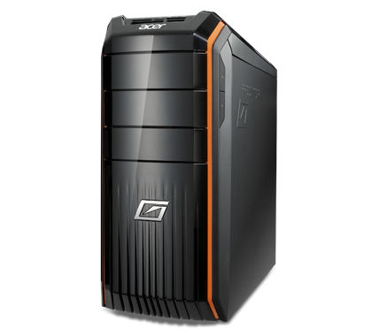 Acer Predator 620 Intel® Core™ i3 i3-3220 4 GB DDR3-SDRAM 1 TB HDD NVIDIA® GeForce® GT 640 Windows 8 PC Black, Orange