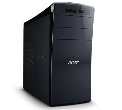 Acer Aspire 3985 Intel® Core™ i3 i3-3220 4 GB DDR3-SDRAM 1 TB HDD NVIDIA® GeForce® GT 620 Windows 8 Desktop PC Black