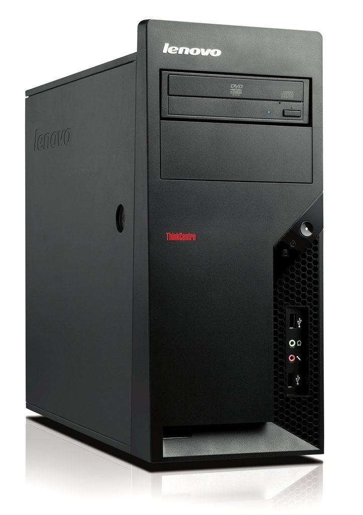 Lenovo ThinkCentre M58e Intel® Pentium® E5200 1 GB DDR2-SDRAM 160 GB Intel® GMA X4500 Windows Vista Business Tower PC Black