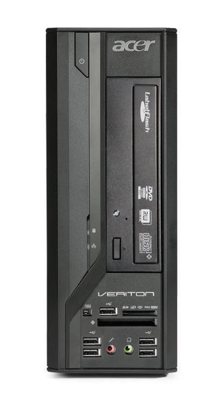 Acer Veriton X270 Intel® Pentium® E5200 3 GB DDR2-SDRAM 320 GB NVIDIA® GeForce® 7100 Windows Vista Business SFF PC