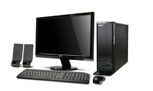 Acer Aspire X3810 Intel® Core™2 Quad Q8200 4 GB DDR3-SDRAM 320 GB NVIDIA® GeForce® G210 Windows Vista Home Premium Desktop PC