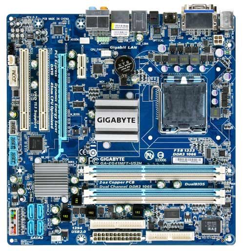 GIGABYTE EG41MFT-US2H motherboard LGA 775 (Socket T) micro ATX