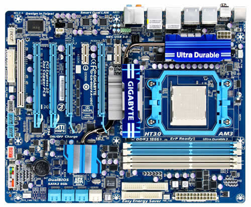 GIGABYTE GA-890FXA-UD5 motherboard AMD 890FX Socket AM3 ATX