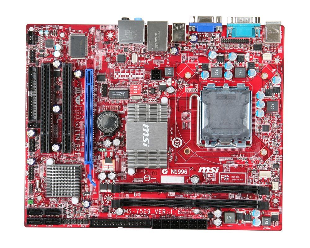 MSI G31TM-P31 motherboard LGA 775 (Socket T) micro ATX