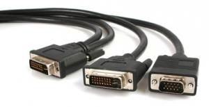 Fujitsu S26361-F2542-L58 video cable adapter VGA (D-Sub) Black