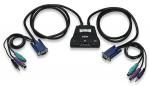 Intellinet 2-Port Mini KVM Switch