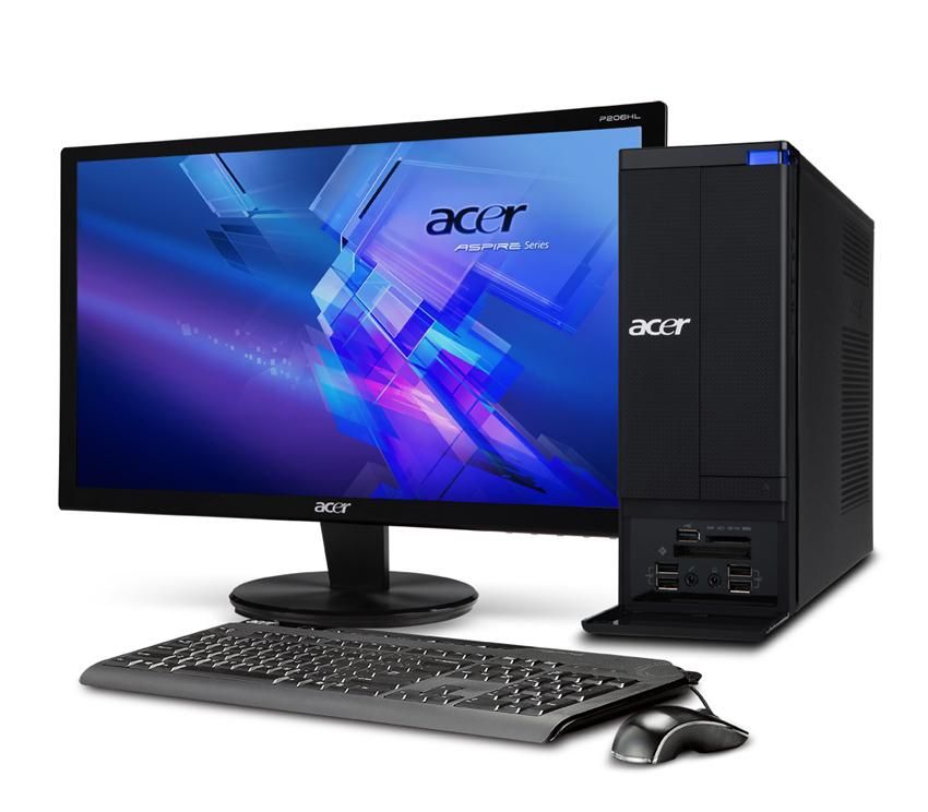 Acer Aspire X3400-P196HQVB Intel® Celeron® 220 2 GB DDR3-SDRAM 320 GB NVIDIA® GeForce® 9200 Windows 7 Home Premium PC Black