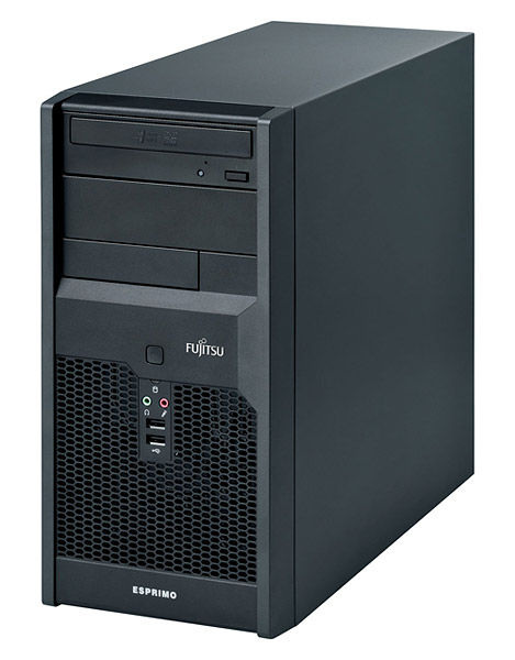 Fujitsu ESPRIMO P2560 Intel® Pentium® E5700 2 GB DDR3-SDRAM 250 GB Intel® GMA 4500 Windows 7 Professional Mini Tower PC Black