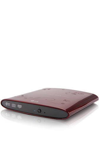 LG GP08NU6R optical disc drive Red