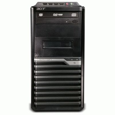 Acer Veriton M480G Intel® Core™2 Duo E7600 2 GB DDR3-SDRAM 320 GB Intel X4500 Windows 7 Professional Tower PC Black