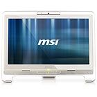 MSI AE1900-01SUS All-in-One PC/workstation Intel Atom® 47 cm (18.5") 1366 x 768 pixels Touchscreen 1 GB DDR2-SDRAM 160 GB GMA 950 White