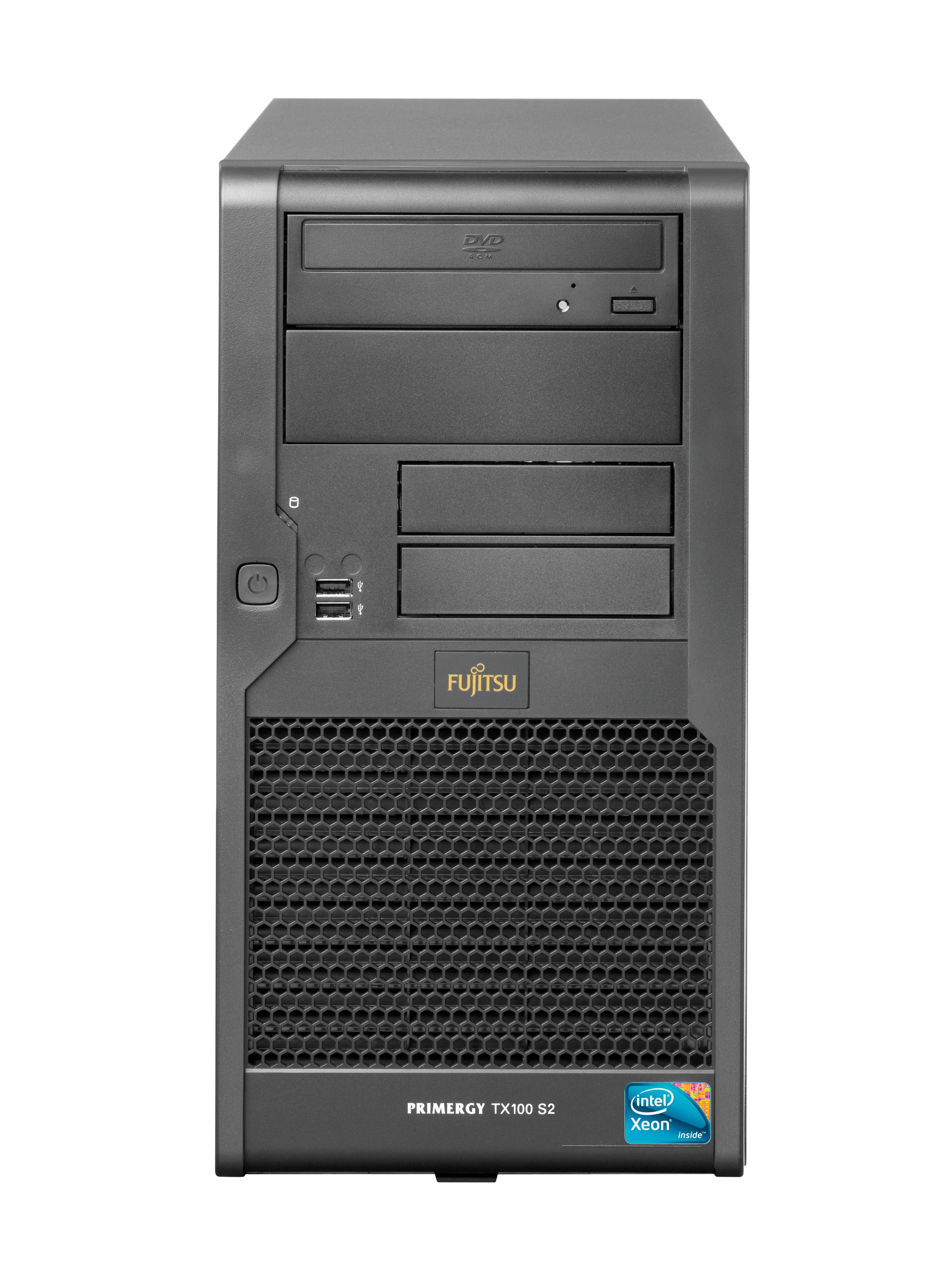 Fujitsu PRIMERGY TX100 S2 server 1 TB Mini Tower Intel® Xeon® 3000 Sequence X3430 2.4 GHz 4 GB DDR3-SDRAM 250 W Windows Server 2008