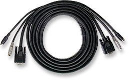 Intellinet 204996 KVM cable Black 4.5 m