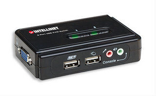 Intellinet 2-Port Compact KVM Switch