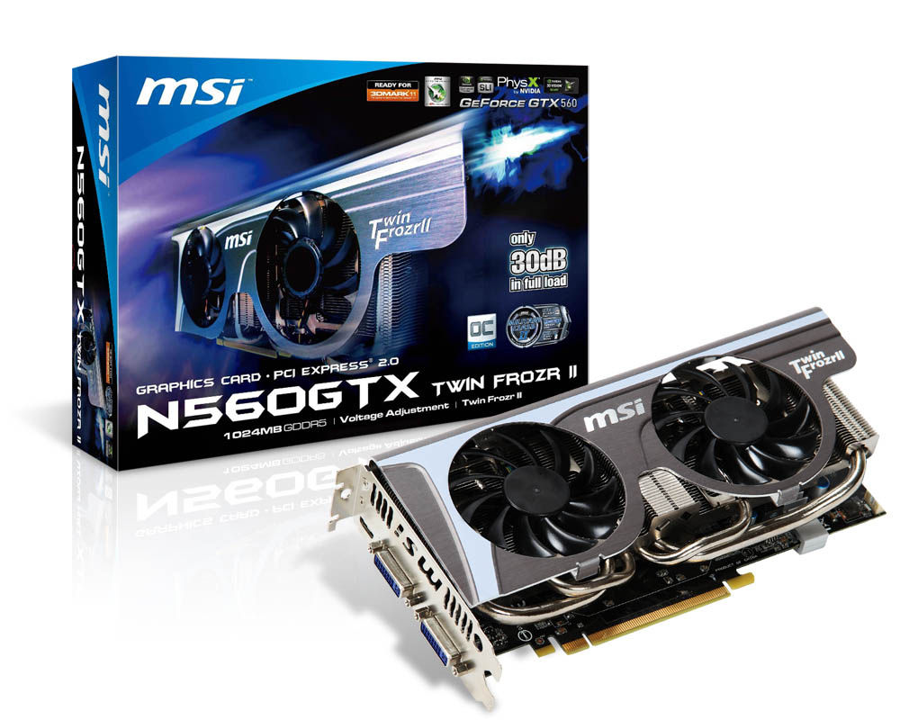 MSI 912-V238-074 graphics card NVIDIA GeForce GTX 560 1 GB GDDR5