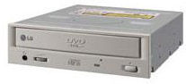 LG DVD-ROM 16x/52x silver optical disc drive Internal