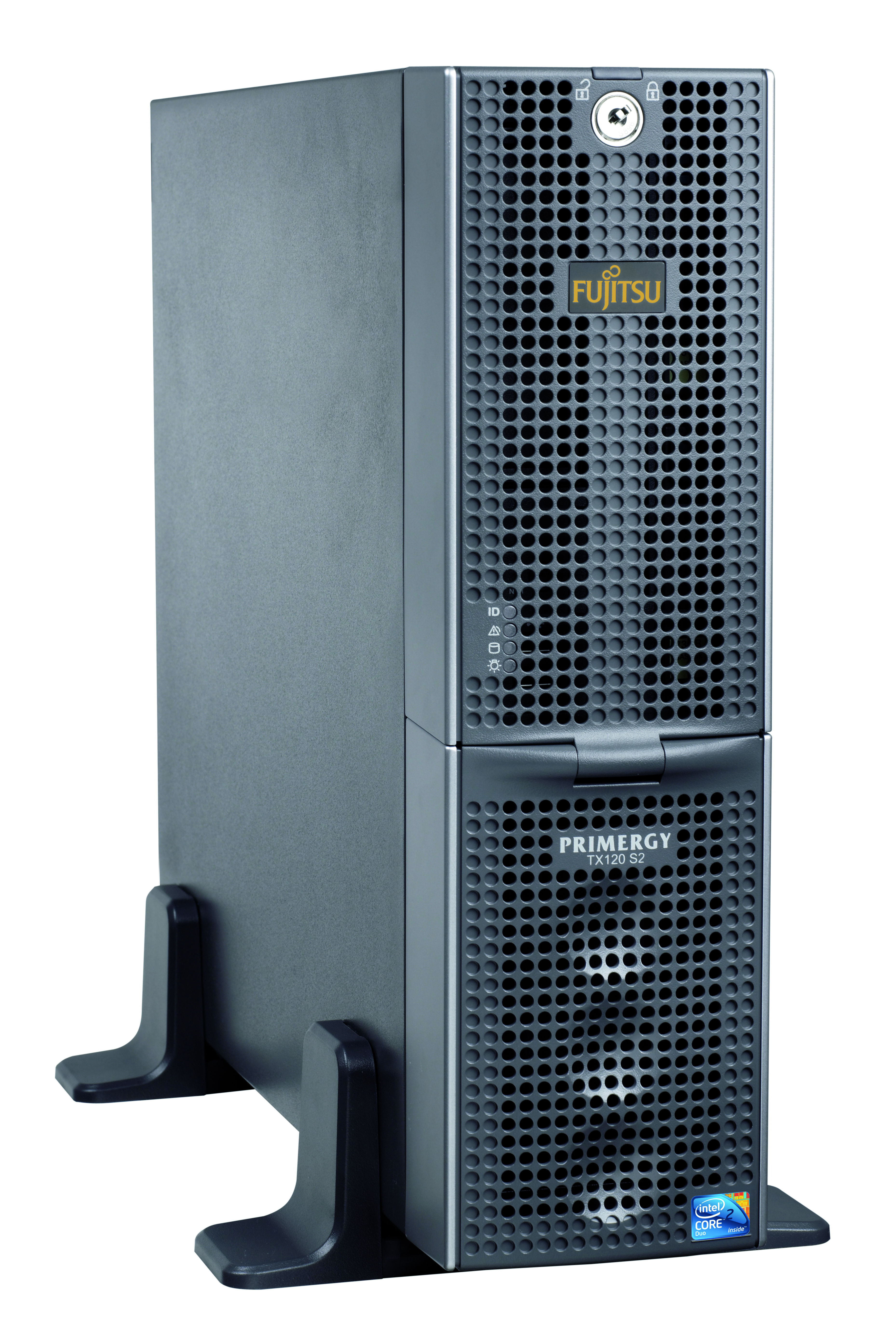 Fujitsu PRIMERGY TX120 S2 server 0 GB Tower Intel® Core™2 Duo P8400 2.26 GHz 4 GB DDR2-SDRAM 300 W