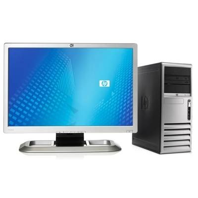 HP Compaq dc7700p Convertible Minitower PC and L2045w Flat Panel Monitor
