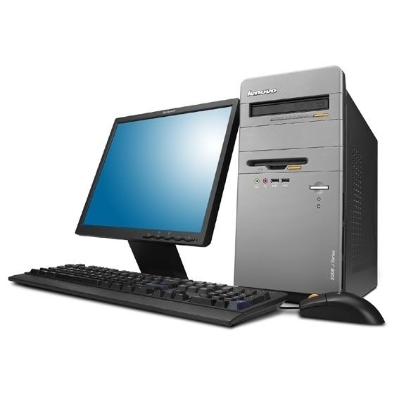 Lenovo 3000 J115 AMD Sempron 3400+ 0.5 GB DDR2-SDRAM 80 GB Intel® GMA 3000 Windows XP Home Edition Tower PC