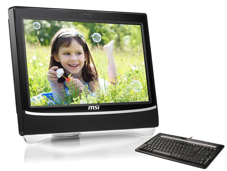 MSI AC1900 Intel® Celeron® 47 cm (18.5") 1366 x 768 pixels 2 GB DDR3-SDRAM 320 GB Intel® GMA X4500HD Windows 7 Home Premium Black
