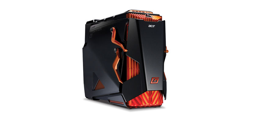 Acer Predator AG7750-E4152 Intel® Core™ i7 i7-950 12 GB DDR3-SDRAM 1 TB AMD Radeon HD 6870 Windows 7 Home Premium Tower PC Black, Orange