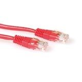 ACT UTP Cat 5E - 7.0m, Red networking cable 7 m